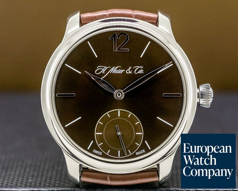 Image of H. Moser & Cie MAYU 18K White Gold Brown Fume Dial