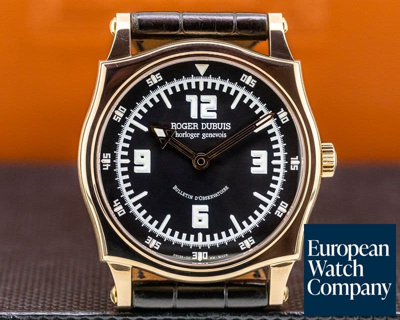 Image of Roger Dubuis Sympathie S40 18K Rose Gold Black Dial RARE