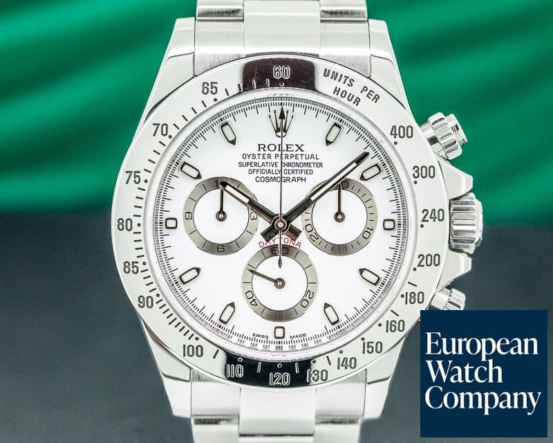Image of Rolex Daytona 116520 White Dial SS FULL SET