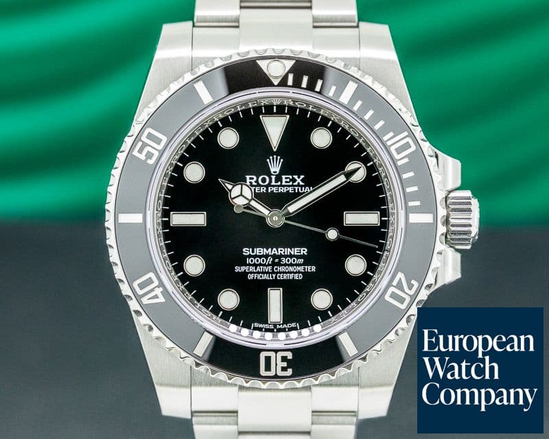 Image of Rolex Submariner 114060 No Date Ceramic Bezel SS 2020 UNWORN