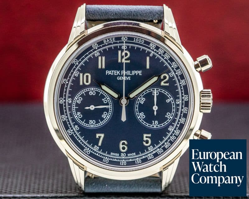 Image of Patek Philippe Chronograph 5172G 18K White Gold Blue Dial UNWORN