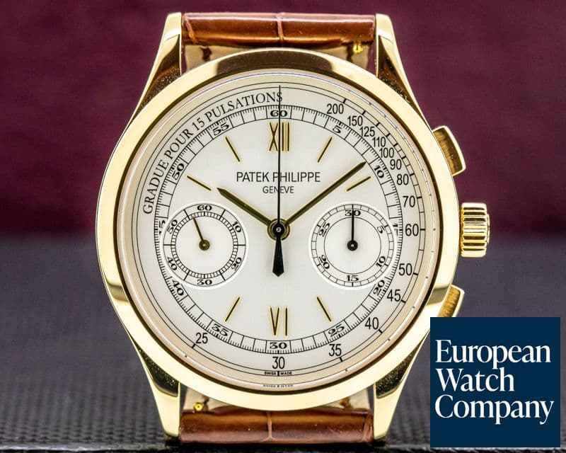 Image of Patek Philippe Chronograph 5170J 18K Yellow Gold Pulsation Dial 
