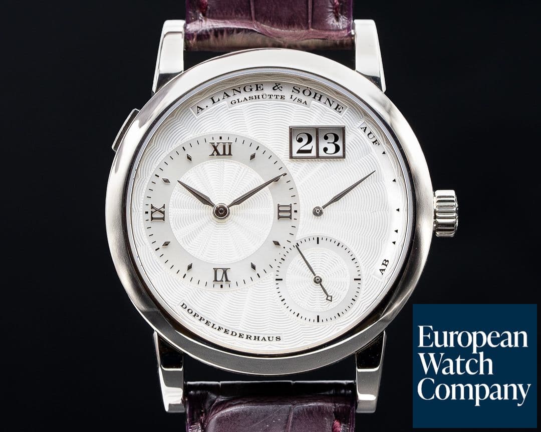 Image of A. Lange and Sohne Lange 1 "Soiree" 110.030 White Gold Mother of Pearl Dial  