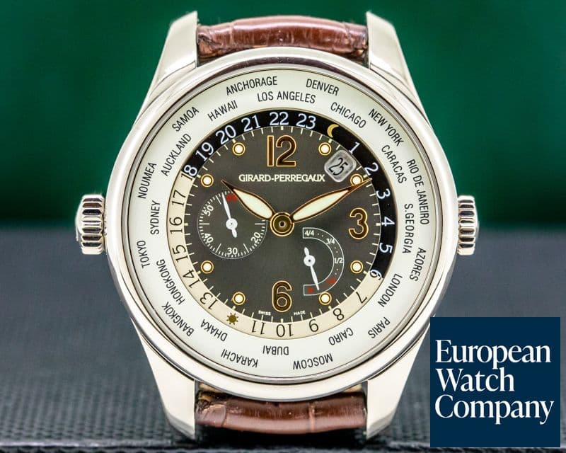 Image of Girard Perregaux World Time WW.TC Power Reserve 18K White Gold
