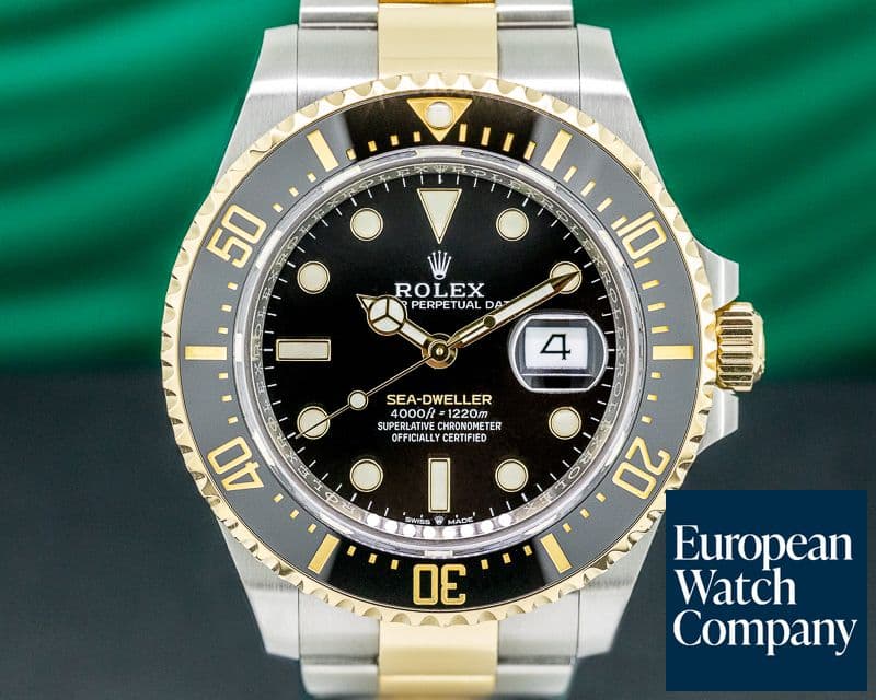 Image of Rolex Sea Dweller "Two-Tone" SS/18k Yellow Gold 