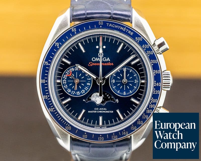 Image of Omega Speedmaster Automatic Moon Blue Dial