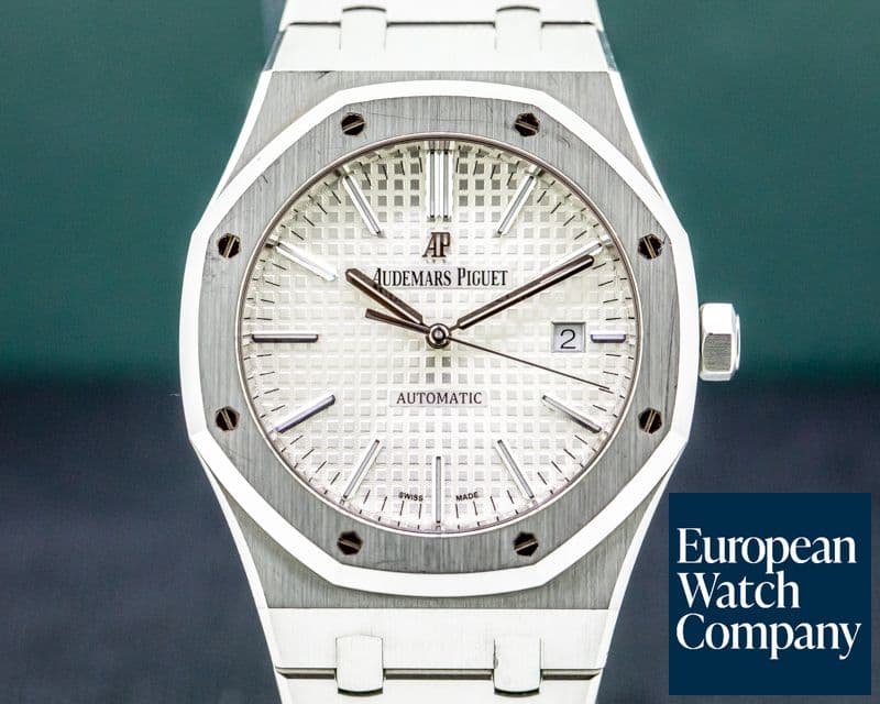 Image of Audemars Piguet Royal Oak 15400ST White Dial SS FULL SET