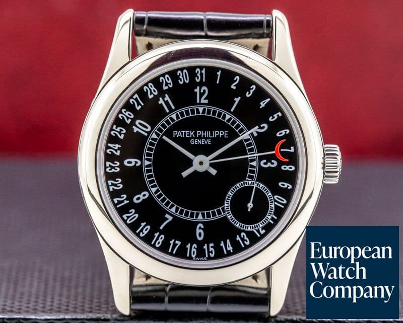 Image of Patek Philippe Calatrava 6000G Grey Dial 18K White Gold / Deployant