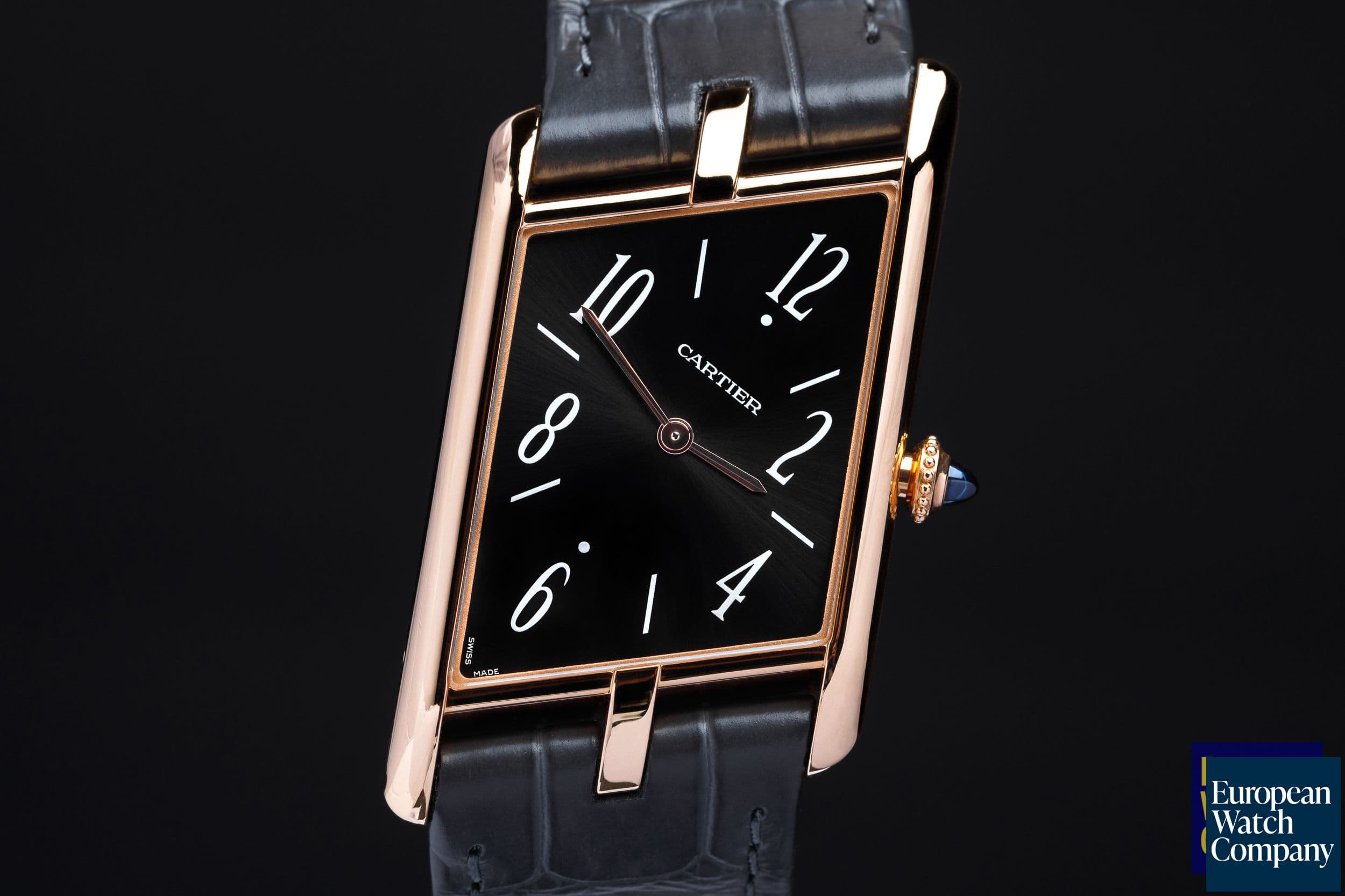 Image of Cartier Privee Collection Tank Asymetrique WGTA0043 18k Rose Gold UNWORN
