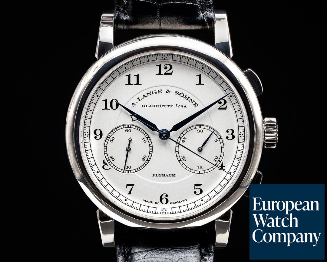 Image of A. Lange and Sohne 1815 Chronograph 402.026 18K White Gold 