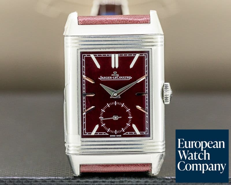 Image of Jaeger LeCoultre Reverso Tribute Small Seconds Burgundy UNWORN 2020 