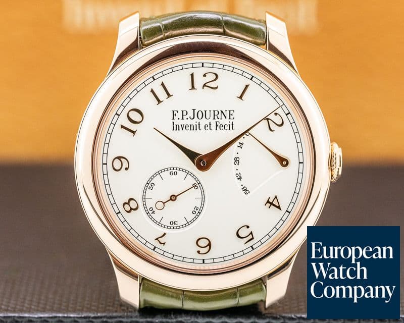Image of F. P. Journe Chronometre Souverain Red Gold / Silver Dial 40MM 2020 UNWORN