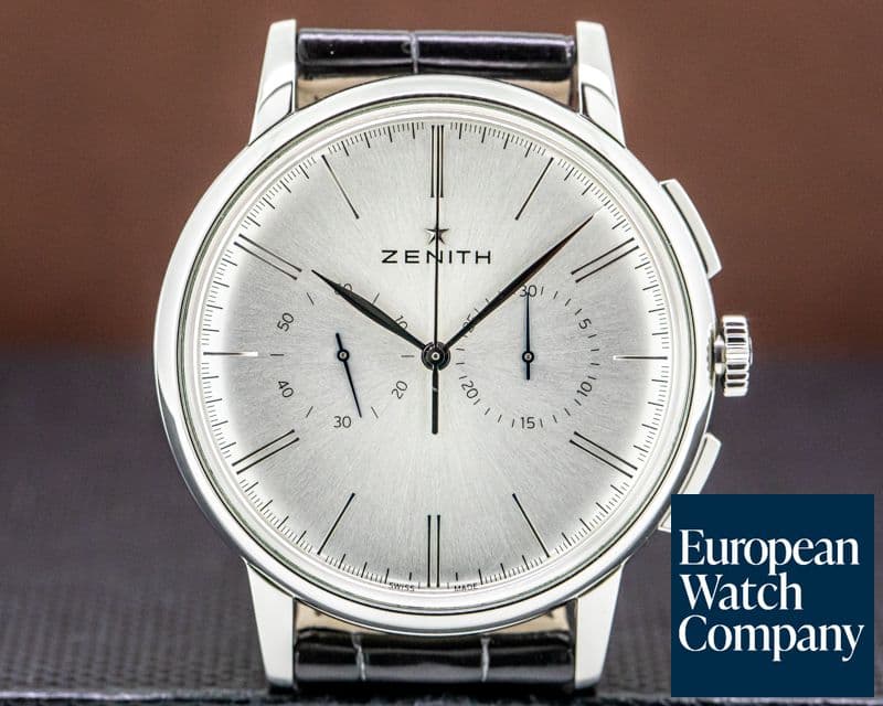 Image of Zenith Elite Chronograph Classic SS Silver Dial
 
