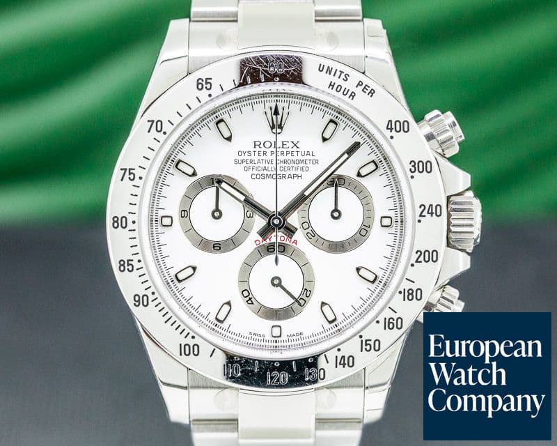 Image of Rolex Daytona 116520 White Dial SS FULL SET STICKERS