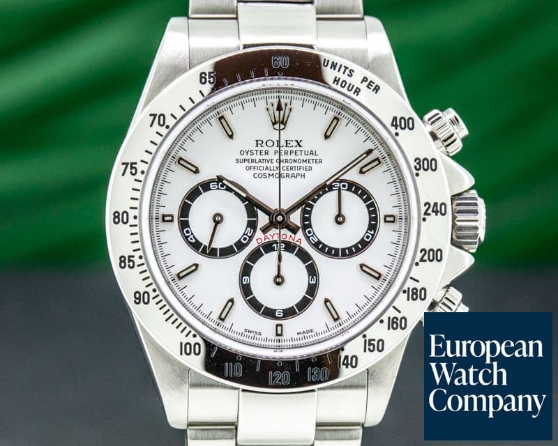 Image of Rolex Daytona SS White Dial Zenith Movement A Series FULL SET ROLEX SERVICE
