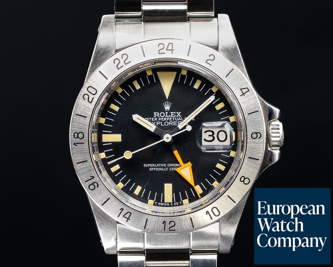 Image of Rolex Explorer II Steve McQueen 1655 Freccione c. 1983 NICE PATINA