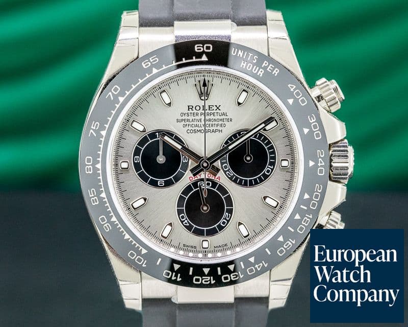 Image of Rolex Daytona 116519LN 18K White Gold Oysterflex Dial UNWORN 2019 STICKERS