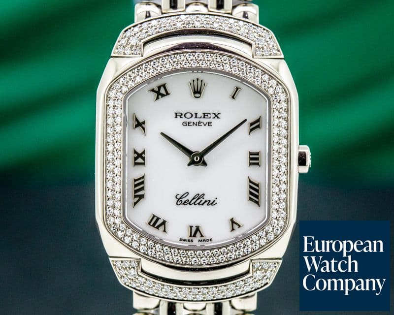 Image of Rolex Cellini Cellissima 18K White Gold / MOP Diamonds