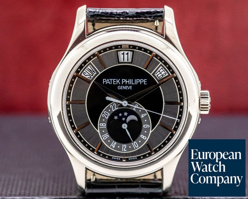 Image of Patek Philippe Annual Calendar Grey Dial 5205G 18K White Gold 

