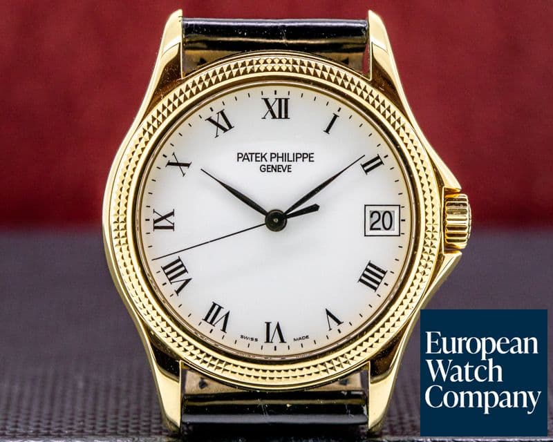 Image of Patek Philippe Calatrava 5117J 18K Yellow Gold Hobnail Bezel 37MM