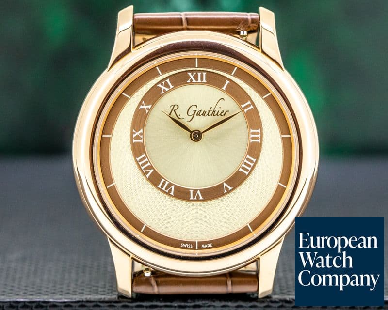 Image of Romain Gauthier Prestige HM 18k Rose Gold Champagne Dial Limited WOW