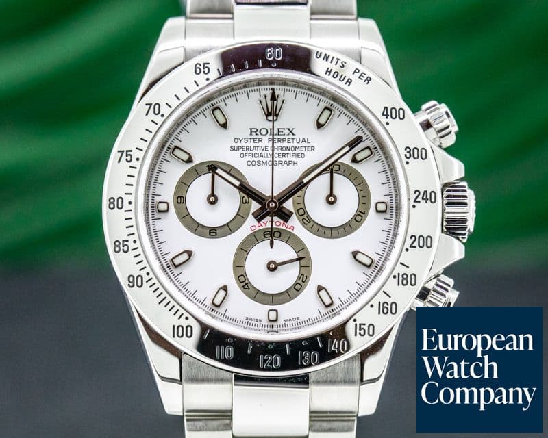 Image of Rolex Daytona 116520 White Dial SS FULL SET