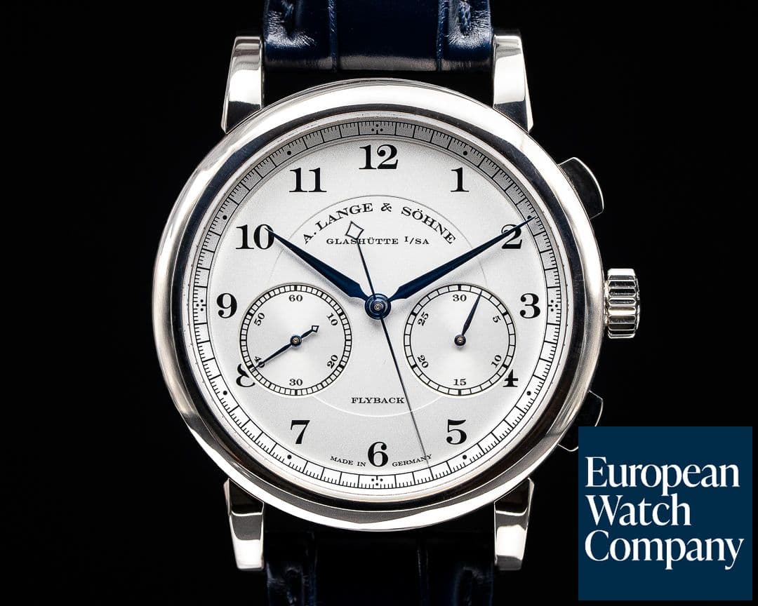 Image of A. Lange and Sohne 1815 Chronograph 402.026 18K White Gold 
