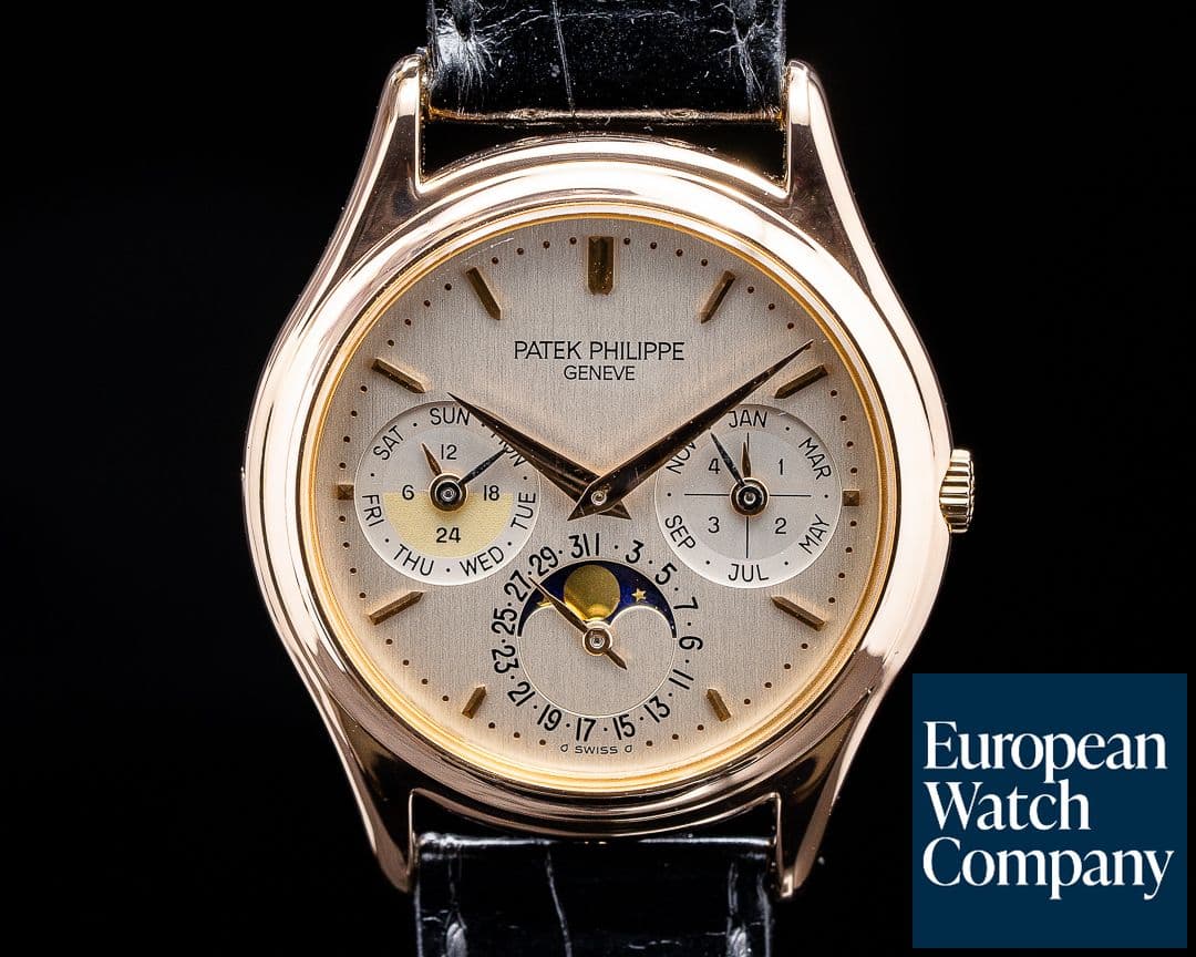 Image of Patek Philippe Perpetual Calendar 3940R Rose Gold Silver Dial PATINA 