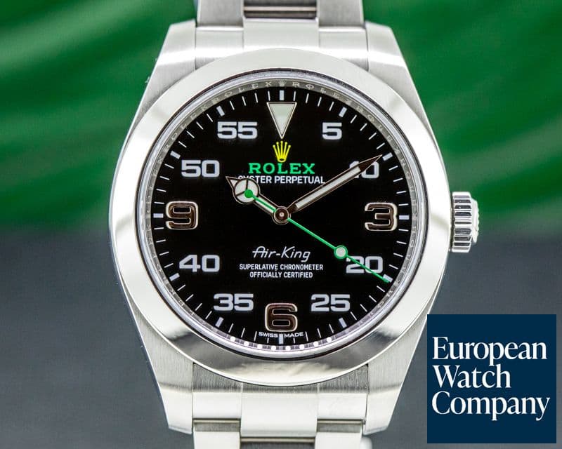 Image of Rolex Air King 116900 Black Dial SS 