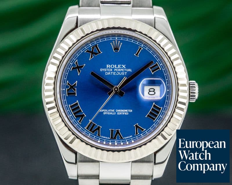Image of Rolex Datejust 116334 II Blue Dial  Romans SS
