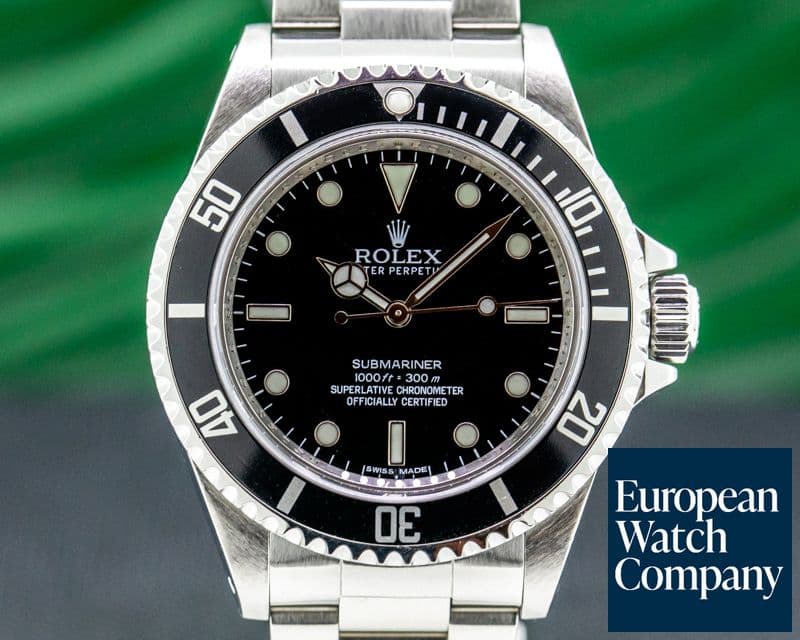 Image of Rolex Submariner No Date SS 4 Line COMPLETE