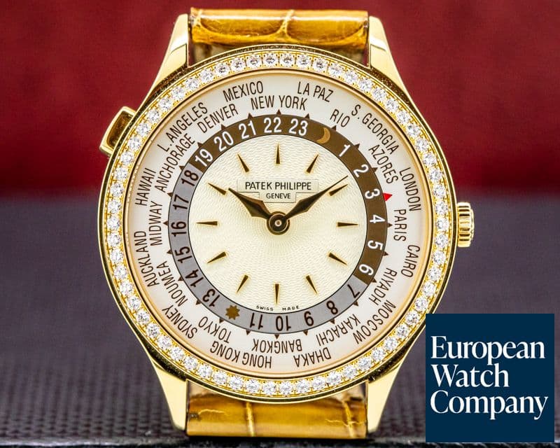 Image of Patek Philippe Complications 7130R World Time 18k Rose Gold / Diamonds 