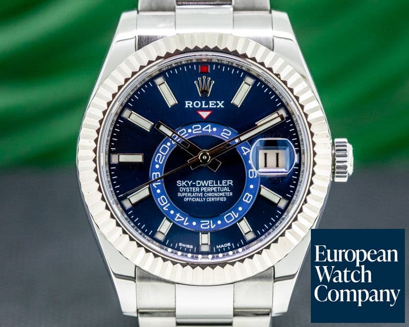 Image of Rolex Sky Dweller 326934 Steel Blue SS / Bracelet 