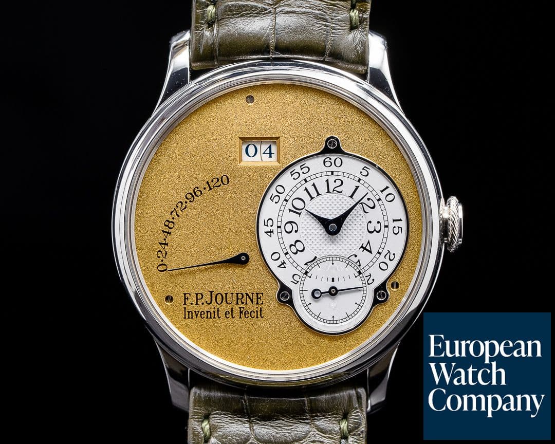 Image of F. P. Journe Octa Reserve De Marche Platinum BRASS MOVEMENT 38MM 2002 FULL SET