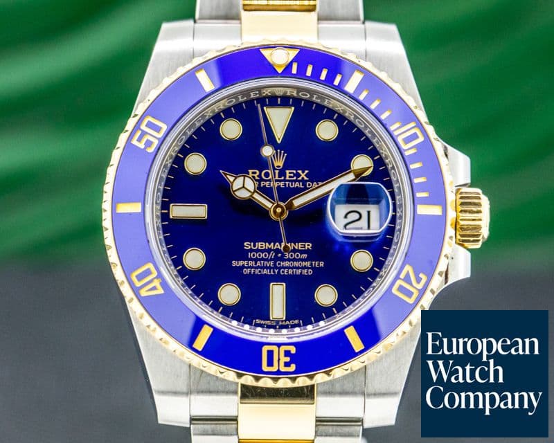 Image of Rolex Submariner 116613 
 Ceramic Blue Dial 18K / SS 