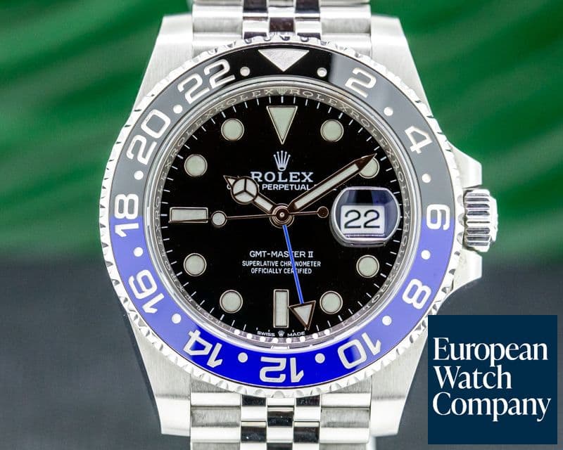 Image of Rolex GMT Master II 126710 Ceramic "Batman" SS / Jubilee 