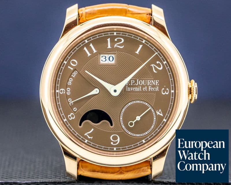 Image of F. P. Journe Octa Automatique Lune 18k Rose Gold HAVANA DIAL 2020