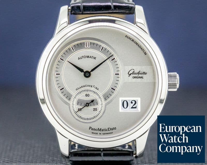 Image of Glashutte Original PanoMaticDate SS Silver Dial 