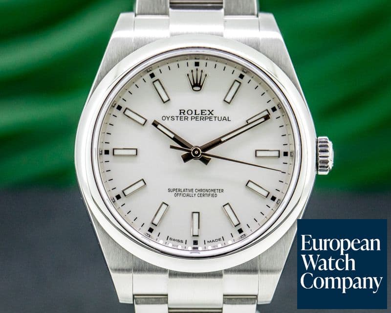 Image of Rolex Oyster Perpetual 114300 SS White Stick Dial 