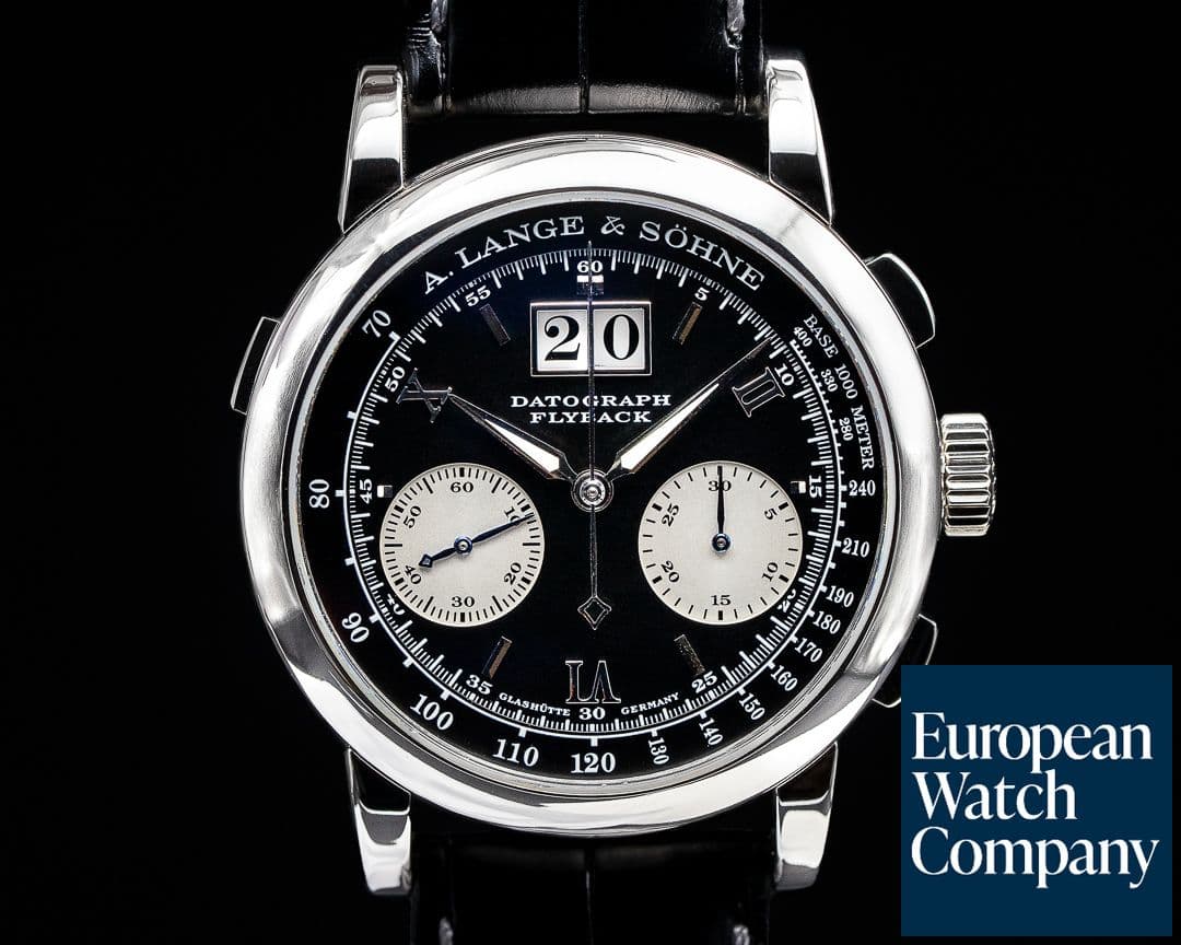 Image of A. Lange and Sohne Datograph Flyback 403.035 Platinum 39MM DEPLOYANT FULL SET