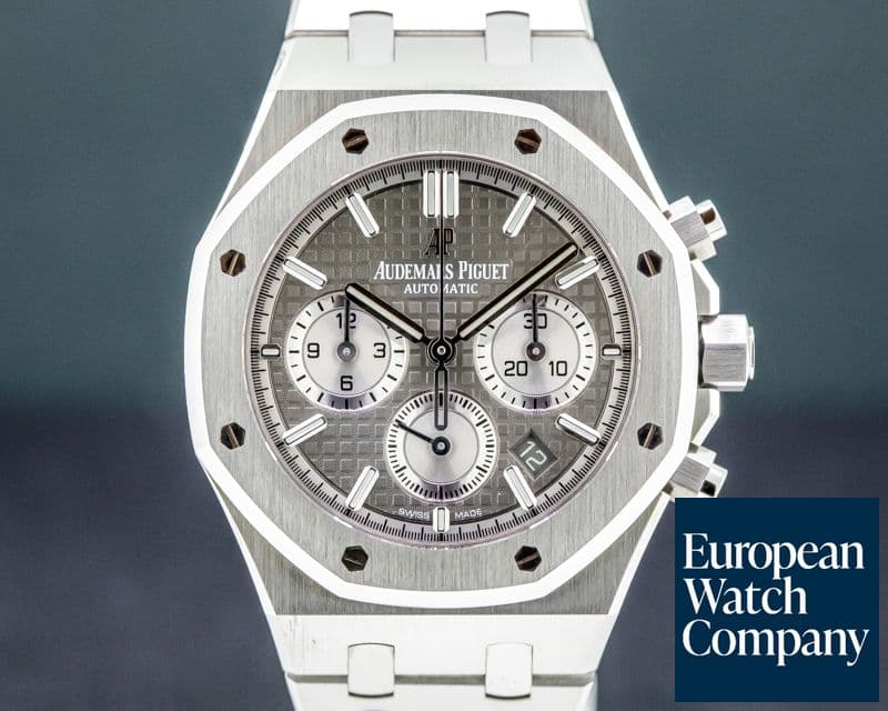 Image of Audemars Piguet Royal Oak Chronograph Ruthenium Dial SS 38MM