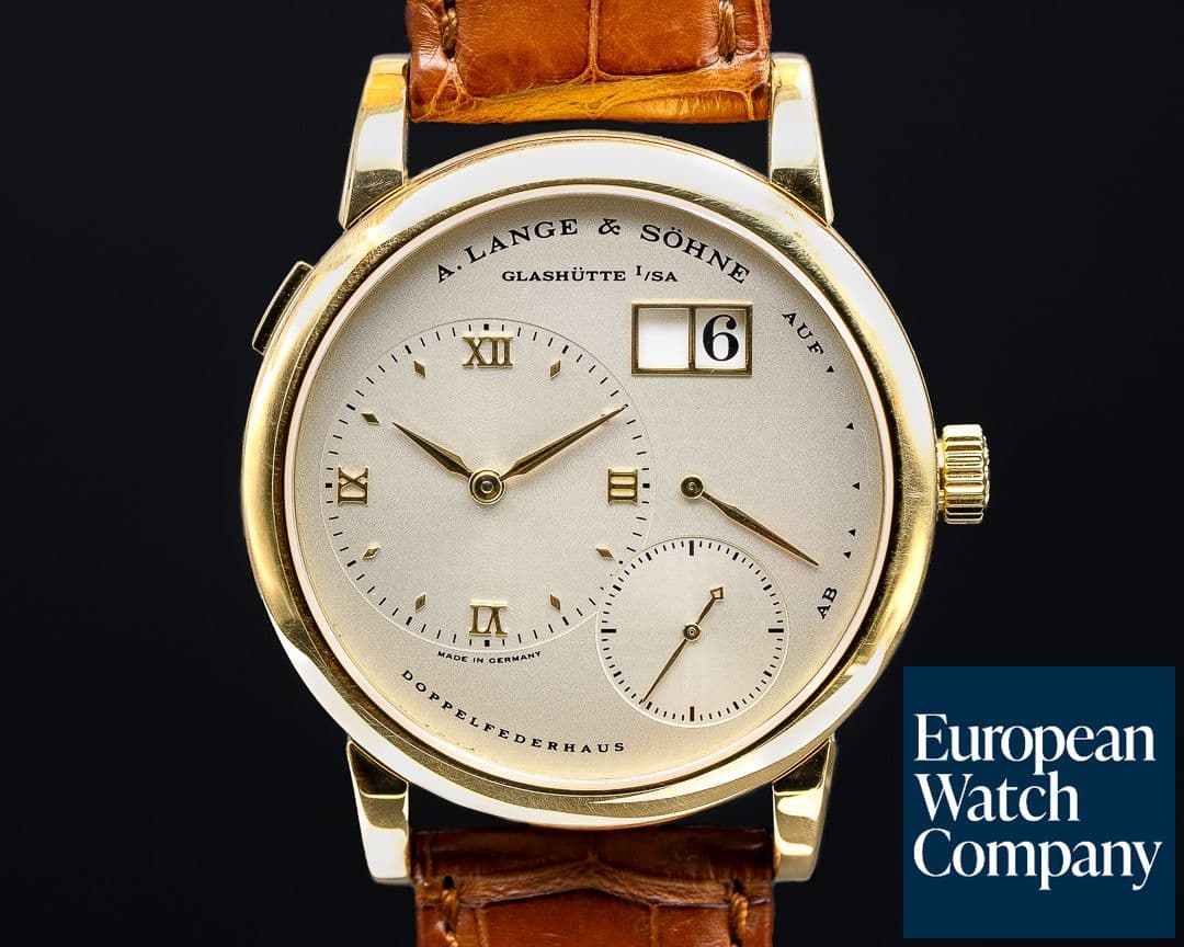 Image of A. Lange and Sohne FIRST SERIES EARLY Lange 1 101.001 18K Yellow Gold RARE  