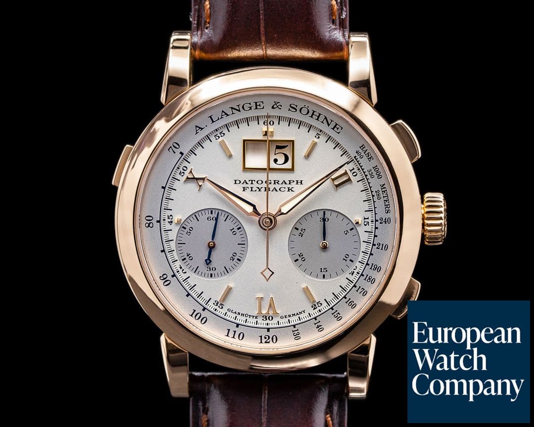 Image of A. Lange and Sohne Datograph 403.032 Flyback 18K Rose Gold FULL SET