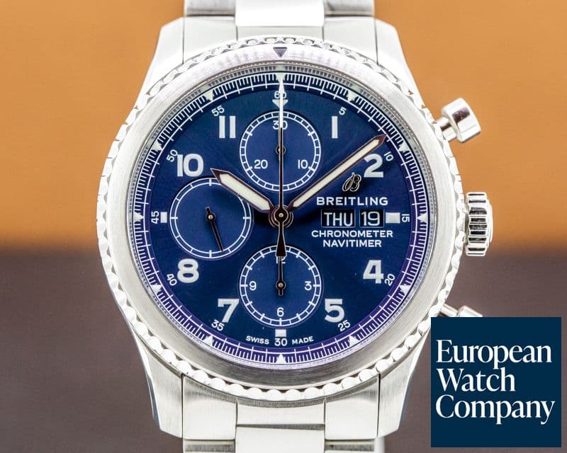 Image of Breitling Navitimer Aviator 8 Chronograph SS / Bracelet 43