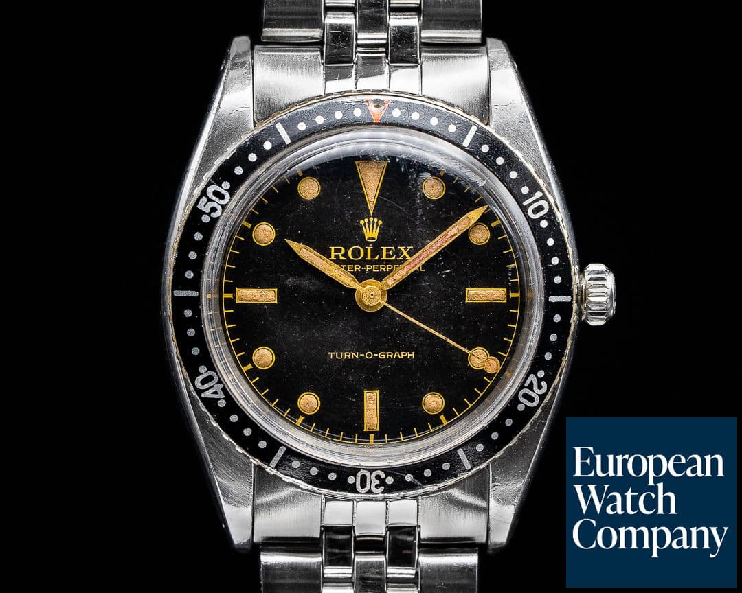 Image of Rolex Vintage Turn-O-Graph Radium SS Jubilee NICE c. 1953