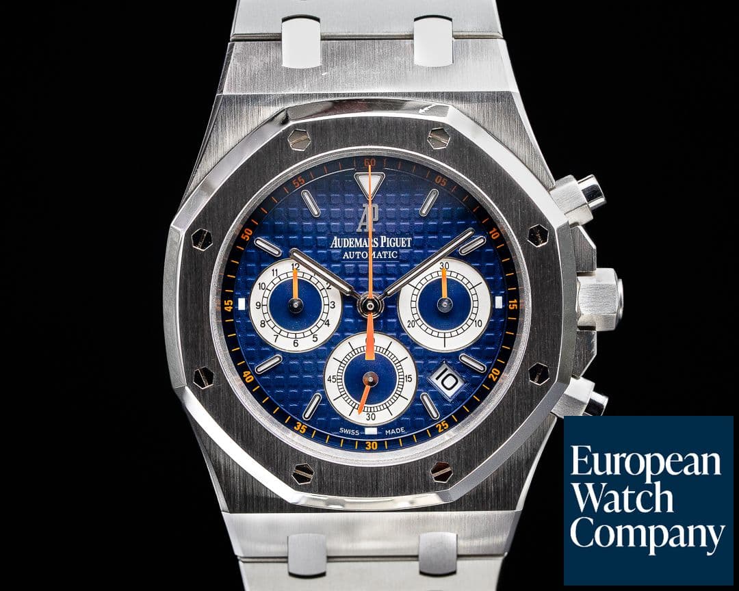 Image of Audemars Piguet Royal Oak 26300ST Chronograph SS Blue & Orange SHARP