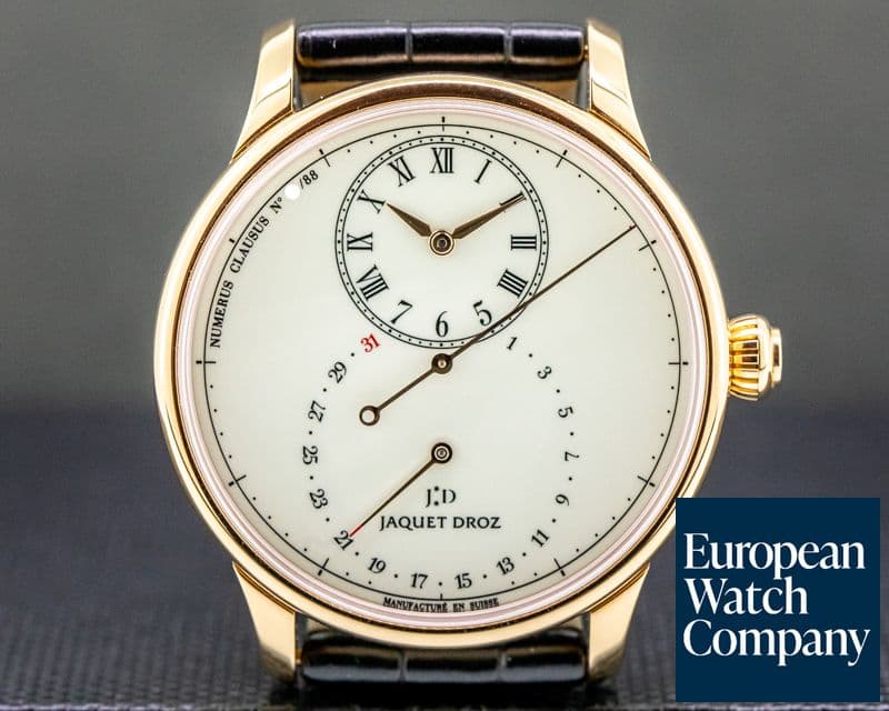 Image of Jaquet Droz Grande Seconde Deadbeat Automatic Rose Gold Ivory Dial