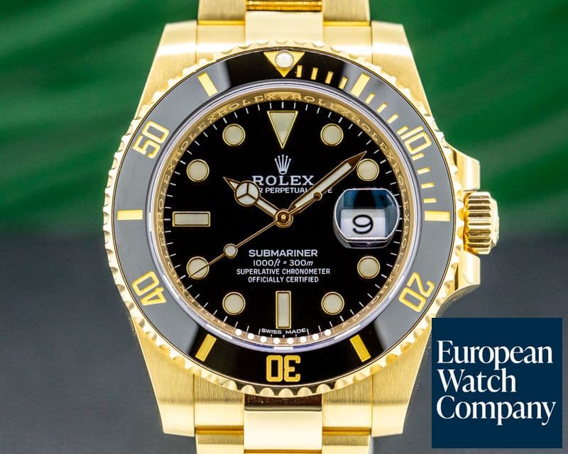 Image of Rolex Rolex Submariner 116618 18K Yellow Gold 2020