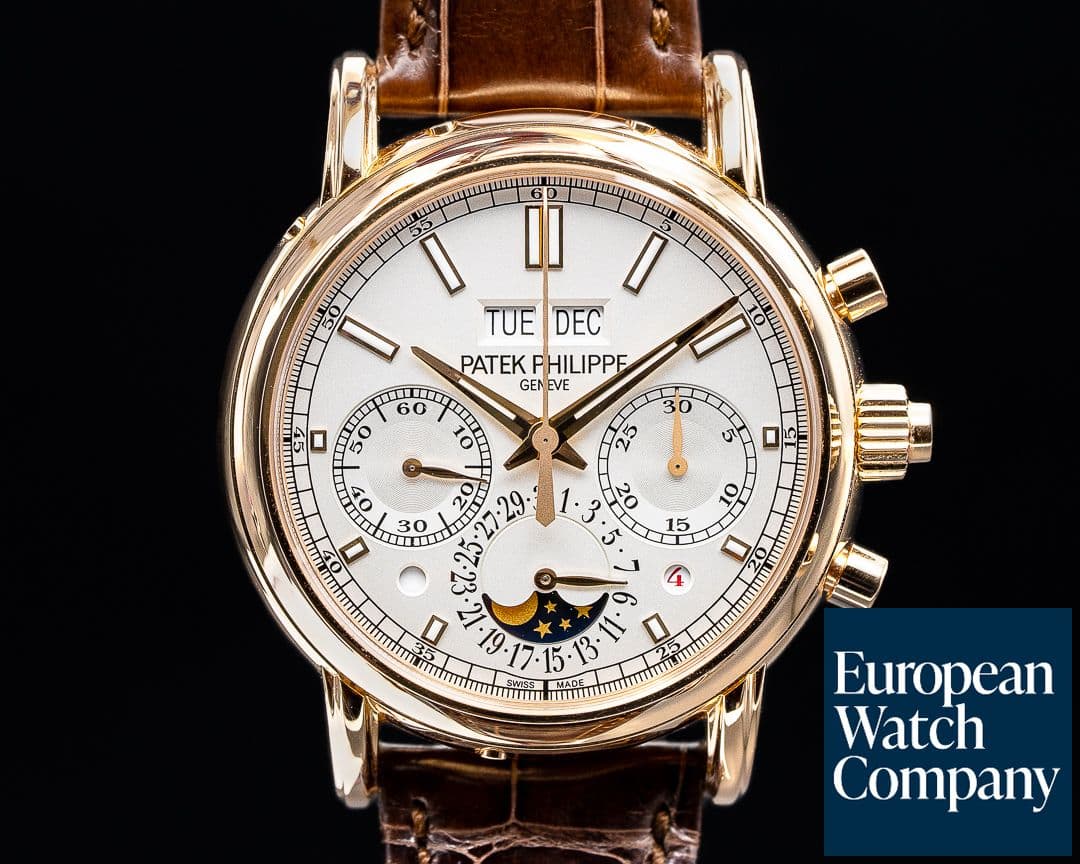Image of Patek Philippe 5204R Split Second Perpetual Calendar Chronograph 18k Rose Gold FULL SET