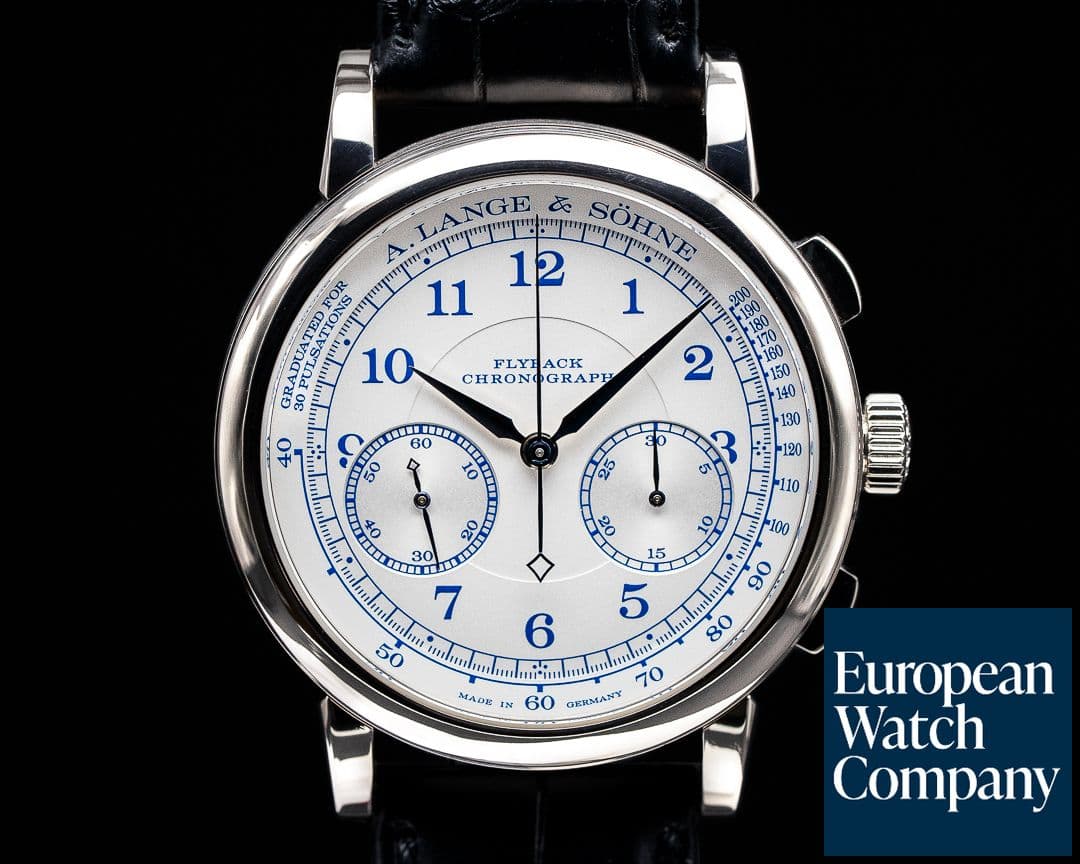 Image of A. Lange and Sohne 1815 Chronograph 414.026 18K White Gold BOUTIQUE EDITION 